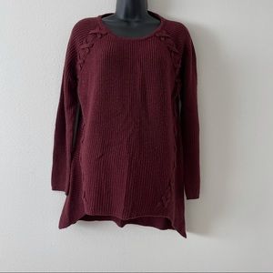 ANA Knit Sweater with Corset Style Siding